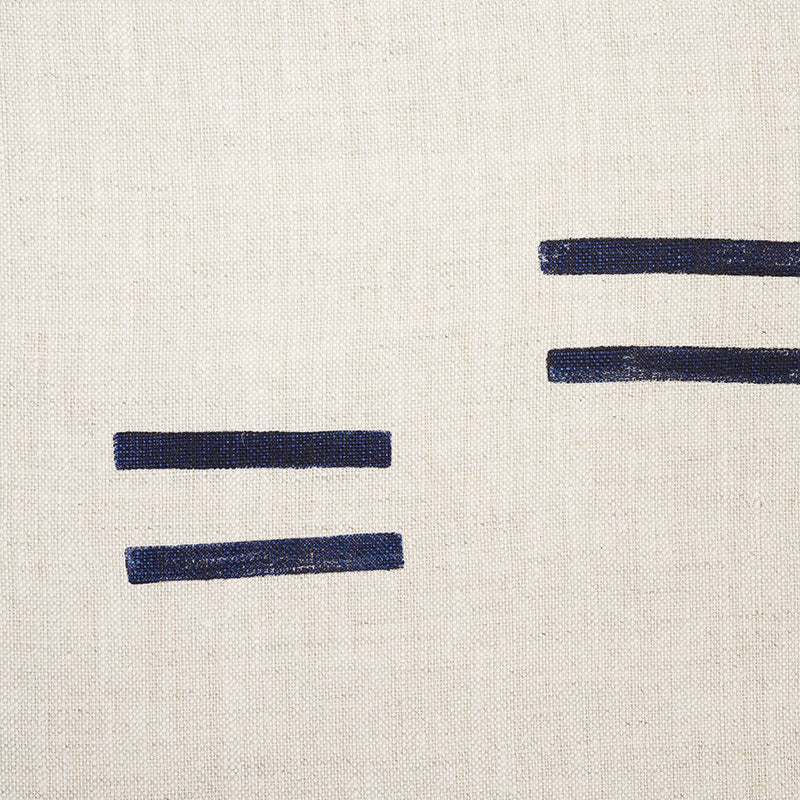 OAXACA-HAND-BLOCK-PRINT-NAVY-SCHUMACHER-74000 - Schumacher Tela