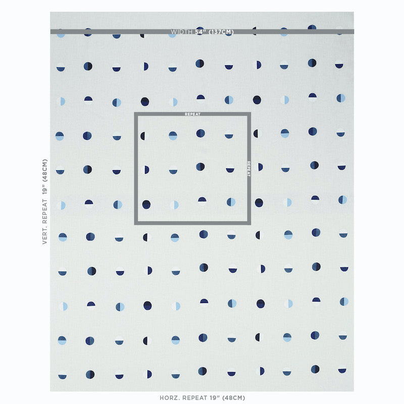JOSHUA-TREE-HAND-BLOCK-PRINT-BLUE-MOONS-SCHUMACHER-74041 - Schumacher Tela