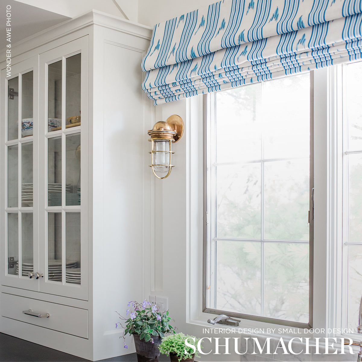 SANTA-BARBARA-IKAT-INDIGO-SCHUMACHER-74220 - Schumacher Fabric