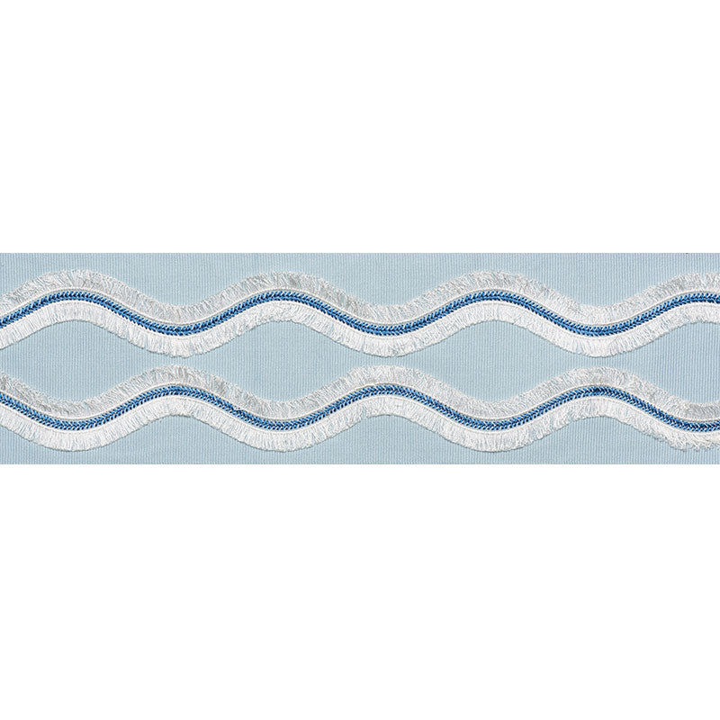 OGEE-EMBROIDERED-TAPE-SKY-SCHUMACHER-74332 - Schumacher Recortar