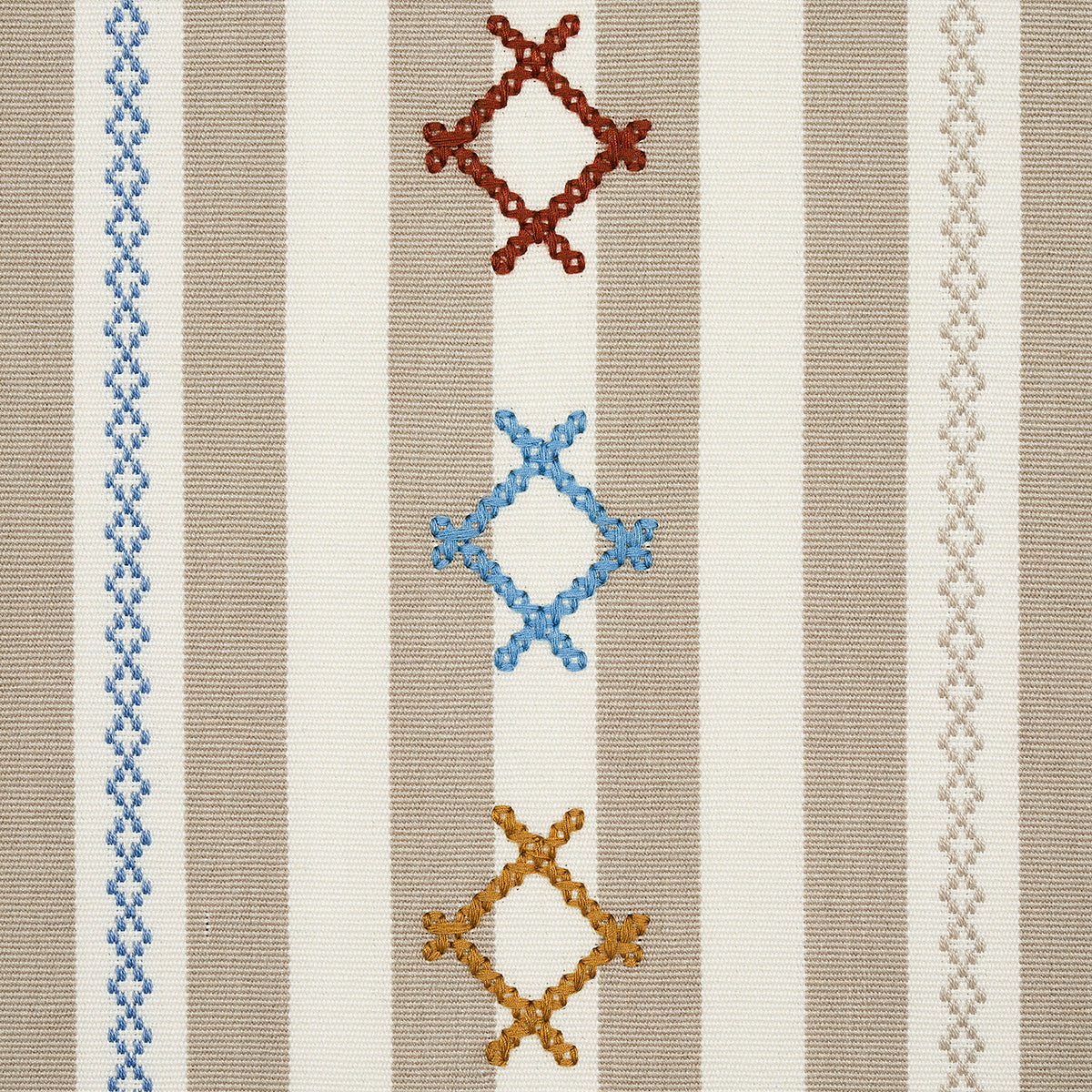RHODES-STRIPE-NEUTRAL-SCHUMACHER-74463 - Schumacher Fabric