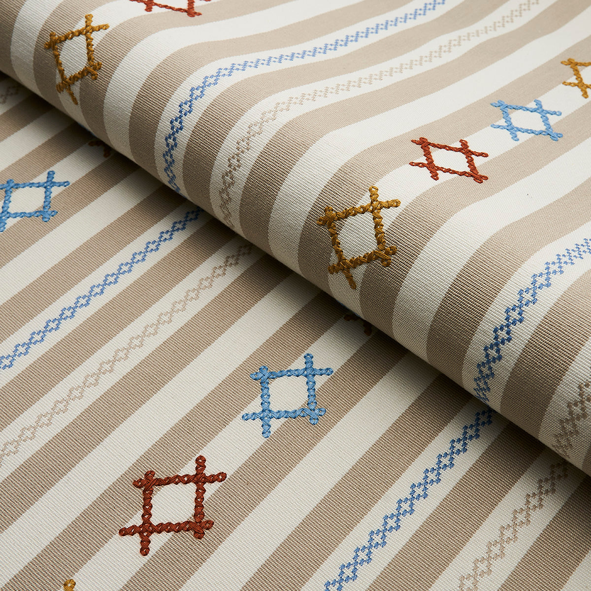 RHODES-STRIPE-NEUTRAL-SCHUMACHER-74463 - Schumacher Fabric
