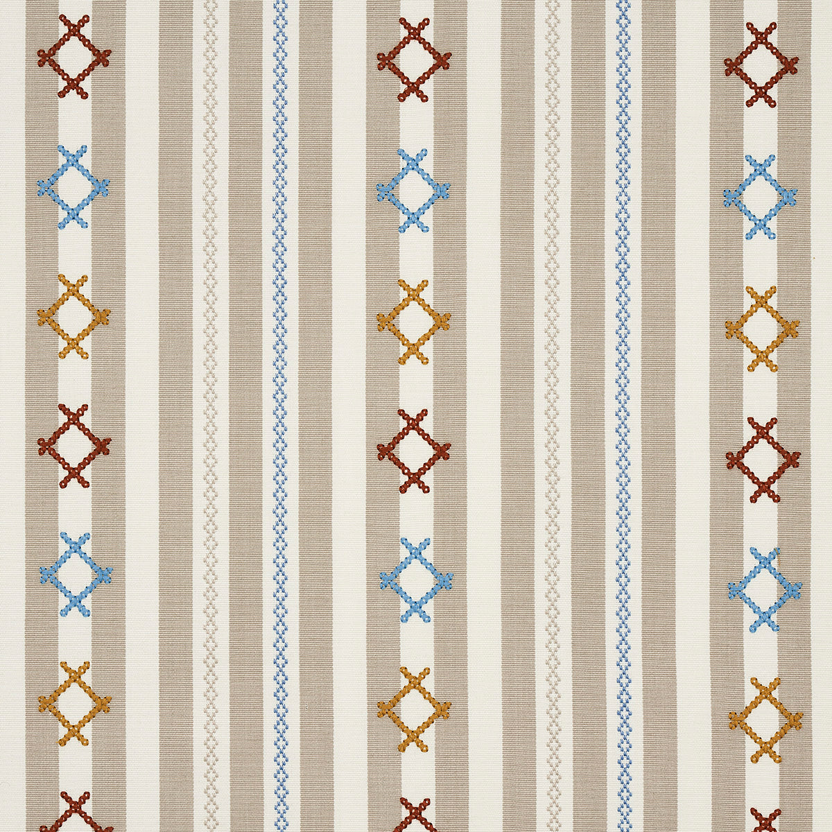 RHODES-STRIPE-NEUTRAL-SCHUMACHER-74463 - Schumacher Fabric
