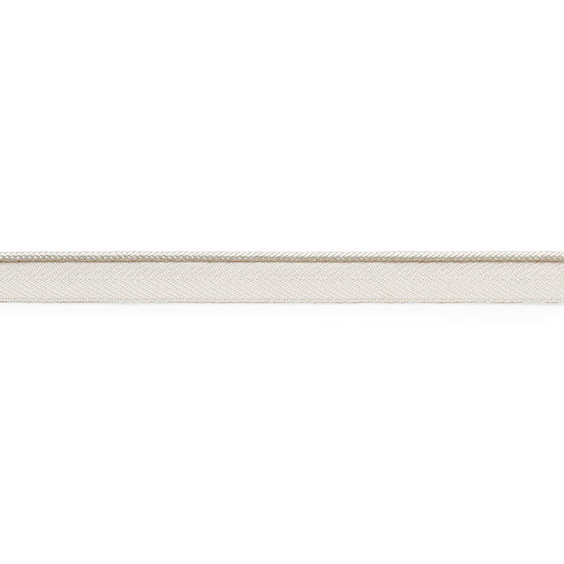 GUSTAVE-SILK-LIP-CORD-NARROW-IVORY-SCHUMACHER-74520 - Schumacher Recortar