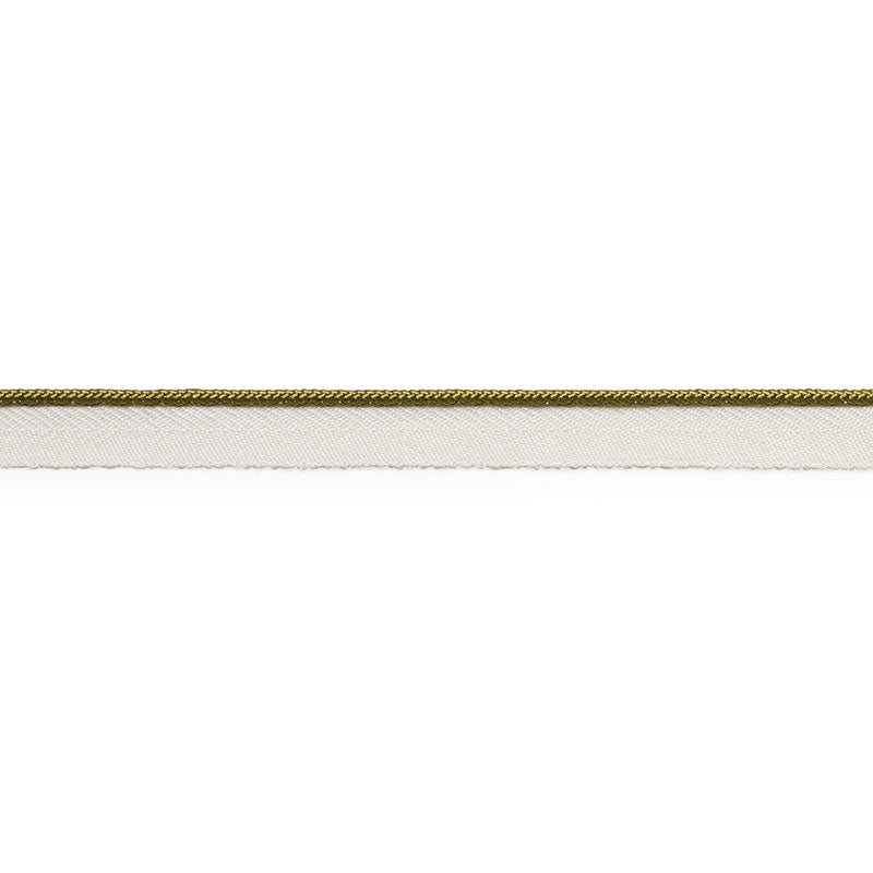 GUSTAVE-SILK-LIP-CORD-NARROW-OLIVE-SCHUMACHER-74525 - Schumacher Recortar