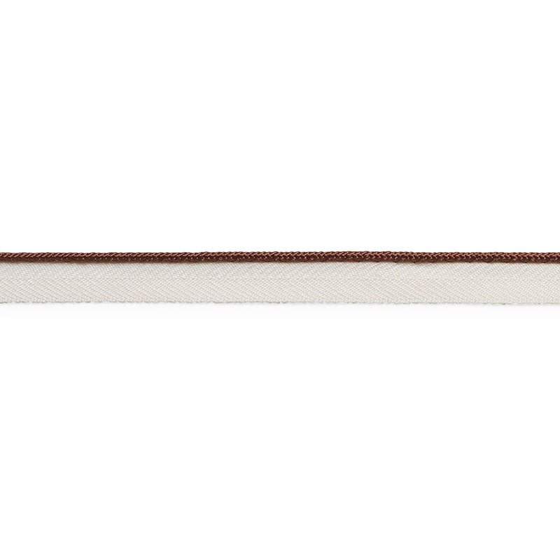 GUSTAVE-SILK-LIP-CORD-NARROW-BROWN-SCHUMACHER-74530 - Schumacher Recortar