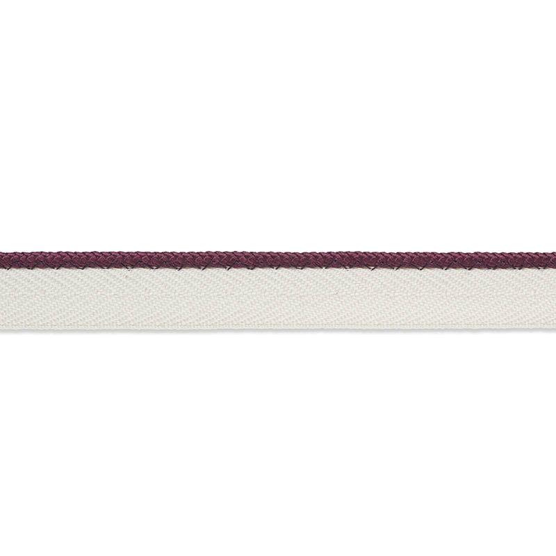 GUSTAVE-SILK-LIP-CORD-NARROW-EGGPLANT-SCHUMACHER-74535 - Schumacher Recortar