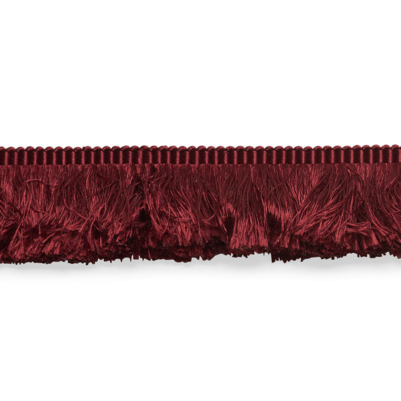 FRANCOIS-SILK-BRUSH-FRINGE-BURGUNDY-SCHUMACHER-74589 - Schumacher Trim