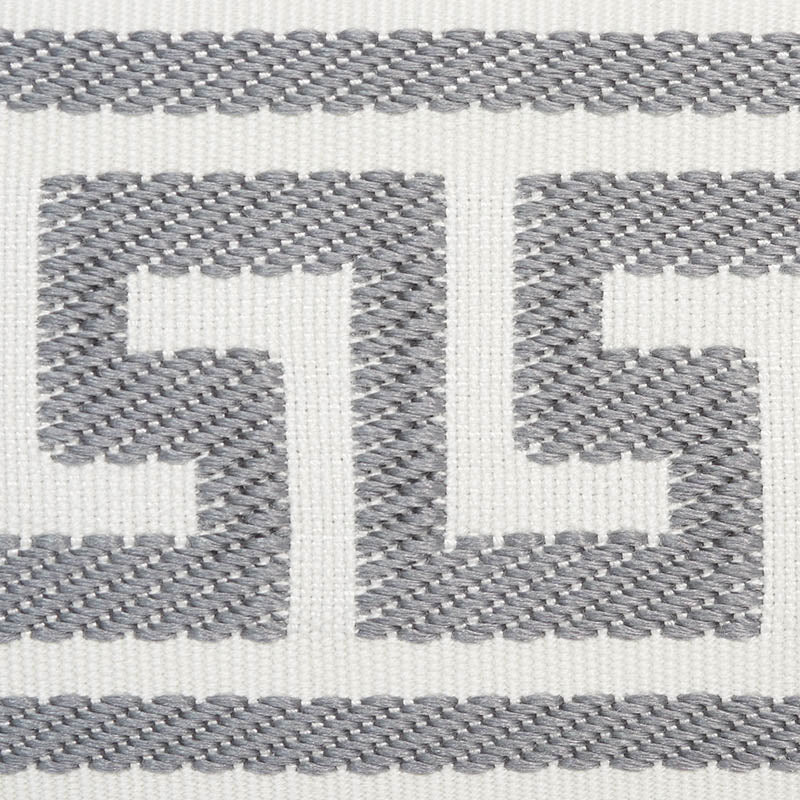 ETIENNE-SILK-GREEK-KEY-WIDE-GREY-SCHUMACHER-74708 - Schumacher Trim