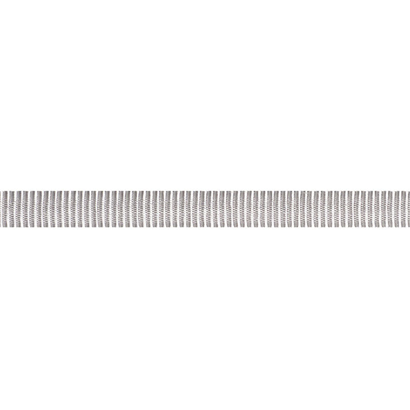 NARROW-FAILLE-TAPE-SILVER-SCHUMACHER-74981 - Schumacher Recortar