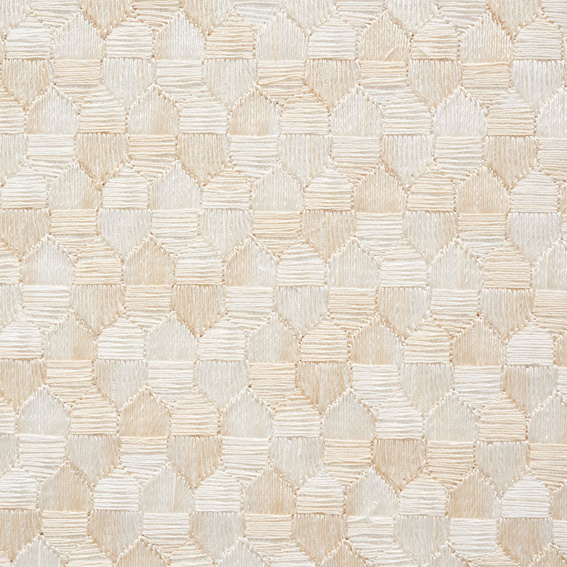 IVINS-EMBROIDERY-IVORY-SCHUMACHER-75120 - Schumacher Fabric