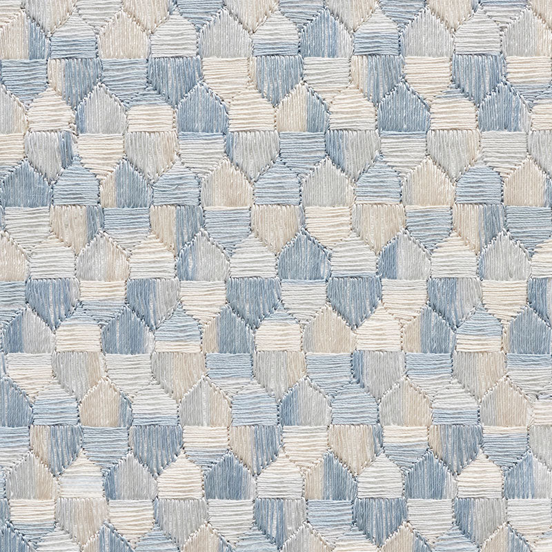 IVINS-EMBROIDERY-SKY-SCHUMACHER-75121 - Schumacher Fabric