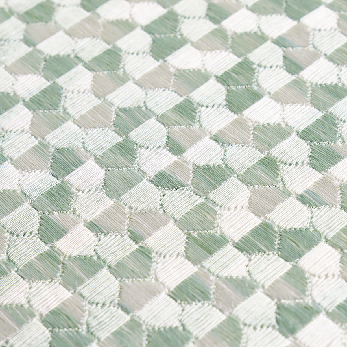 IVINS-EMBROIDERY-MINERAL-SCHUMACHER-75122 - Schumacher Fabric