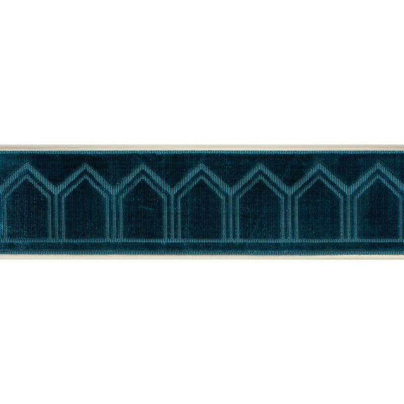 VIZIER-VELVET-TAPE-PEACOCK-SCHUMACHER-75730 - Schumacher Recortar