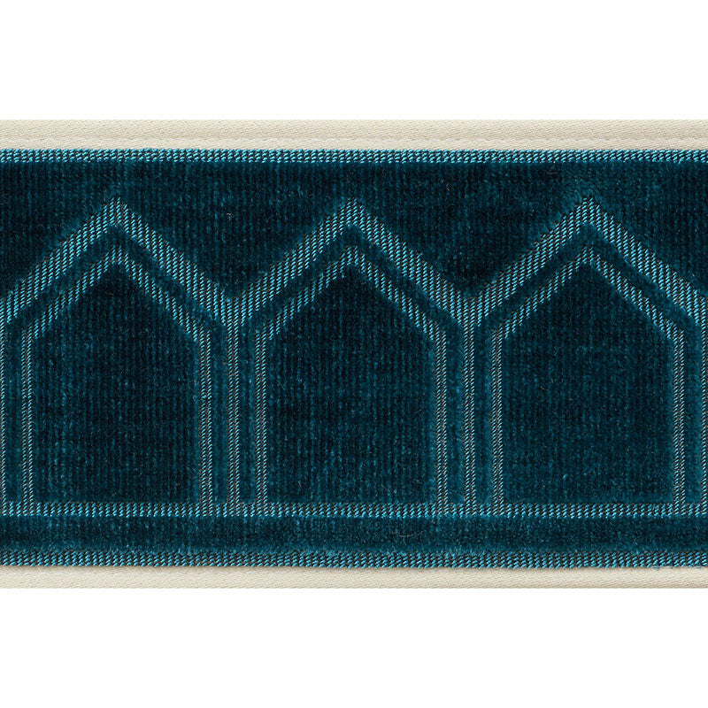 VIZIER-VELVET-TAPE-PEACOCK-SCHUMACHER-75730 - Schumacher Recortar