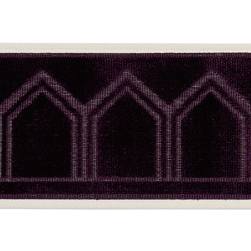 VIZIER-VELVET-TAPE-AUBERGINE-SCHUMACHER-75736 - Schumacher Recortar
