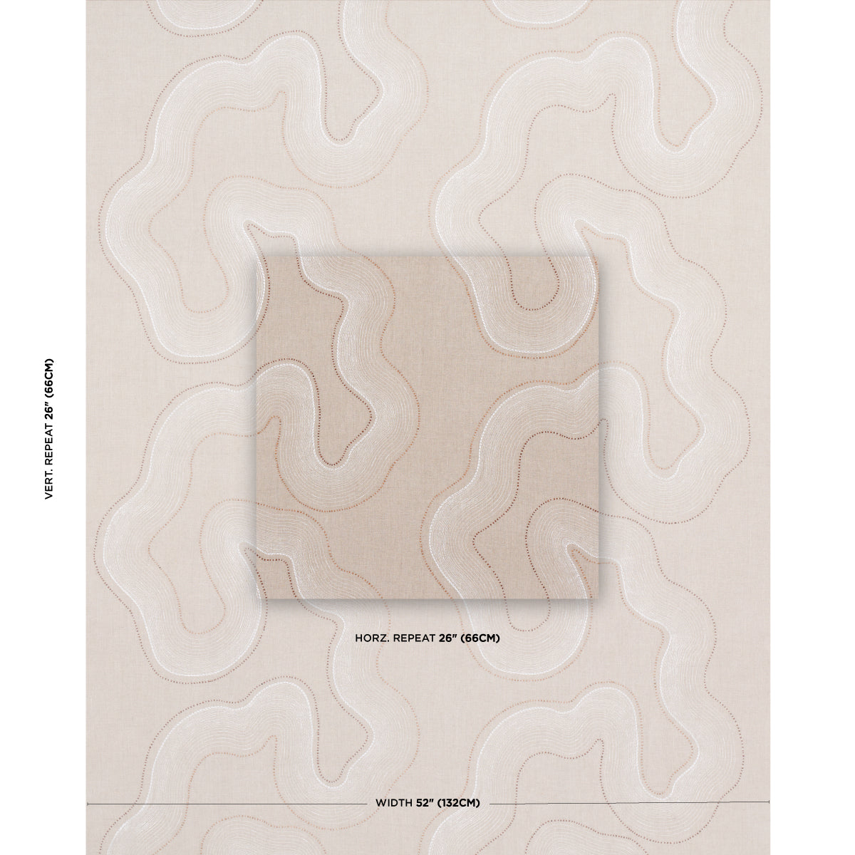 TOPO-BEADED-SHEER-NATURAL-SCHUMACHER-75902 - Schumacher Fabric