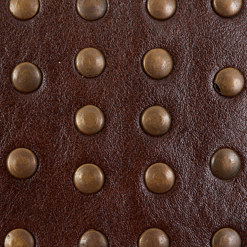 STUDDED-LEATHER-TRIM-BROWN-SCHUMACHER-76091 - Schumacher Trim