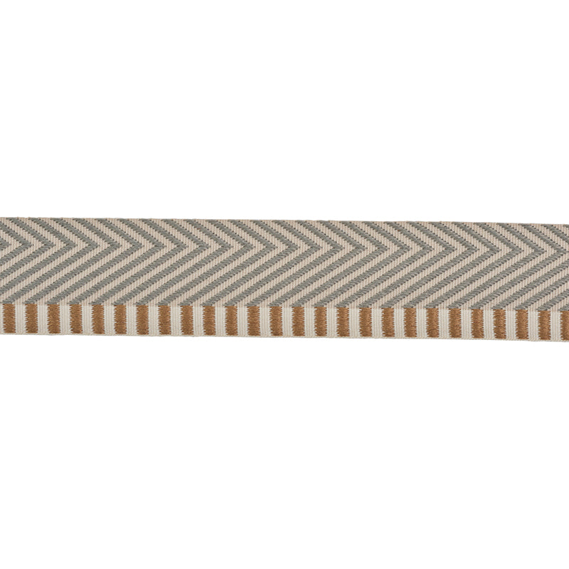 CHEVRON-TWILL-TAPE-NATURAL-SCHUMACHER-76111 - Schumacher Trim