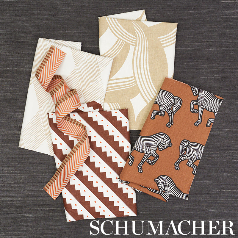 CHEVRON-TWILL-TAPE-ORANGE-SCHUMACHER-76112 - Schumacher Trim