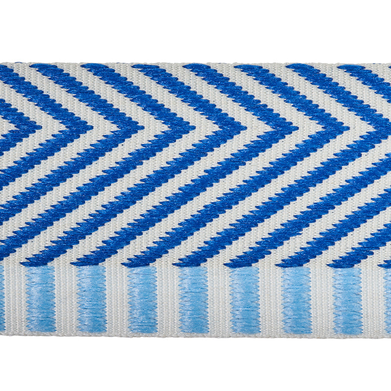 CHEVRON-TWILL-TAPE-BLUE-SCHUMACHER-76113 - Schumacher Trim