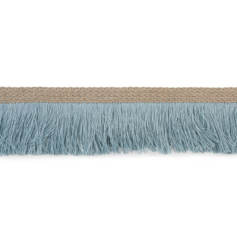 BRAIDED-LINEN-FRINGE-SKY-SCHUMACHER-76260 - Schumacher Trim