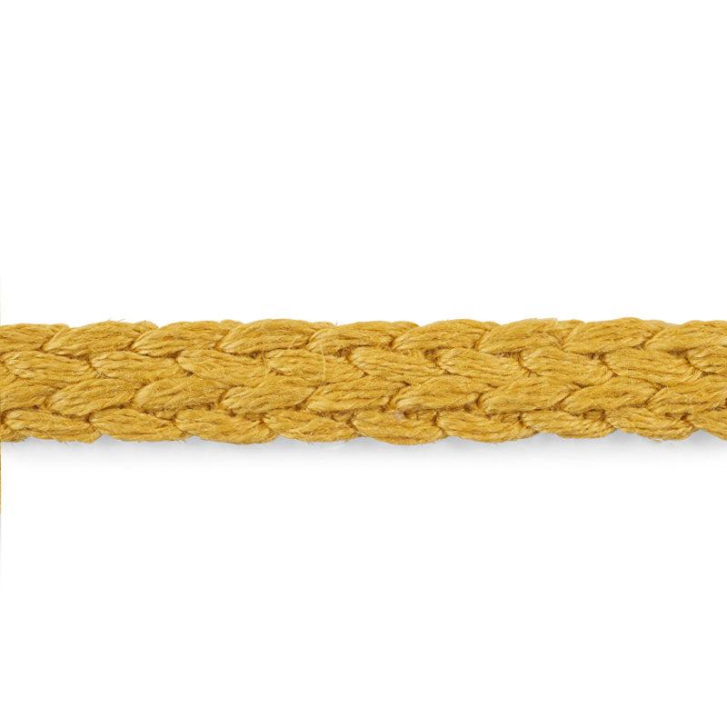 BRAIDED-LINEN-TAPE-NARROW-GOLD-SCHUMACHER-76273 - Schumacher Trim