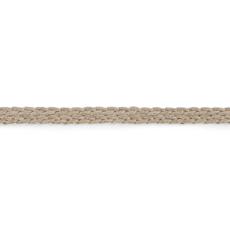 BRAIDED-LINEN-TAPE-NARROW-NATURAL-SCHUMACHER-76274 - Schumacher Trim