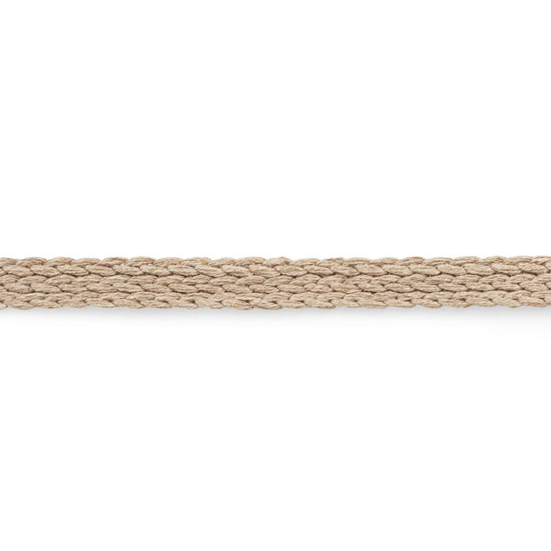 BRAIDED-LINEN-TAPE-MEDIUM-NATURAL-SCHUMACHER-76284 - Schumacher Trim