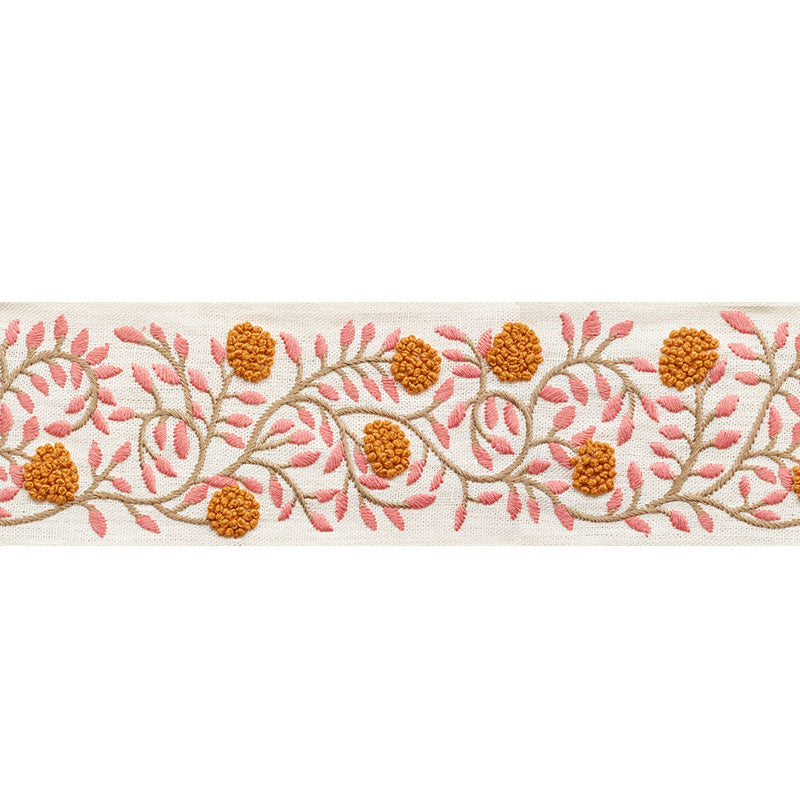 ASHOKA-TAPE-ORANGE-PINK-SCHUMACHER-76291 - Schumacher Trim