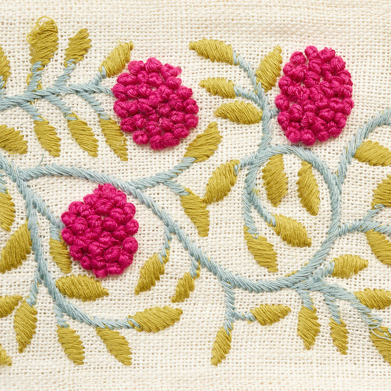 ASHOKA-TAPE-MAGENTA-LEAF-SCHUMACHER-76293 - Schumacher Trim