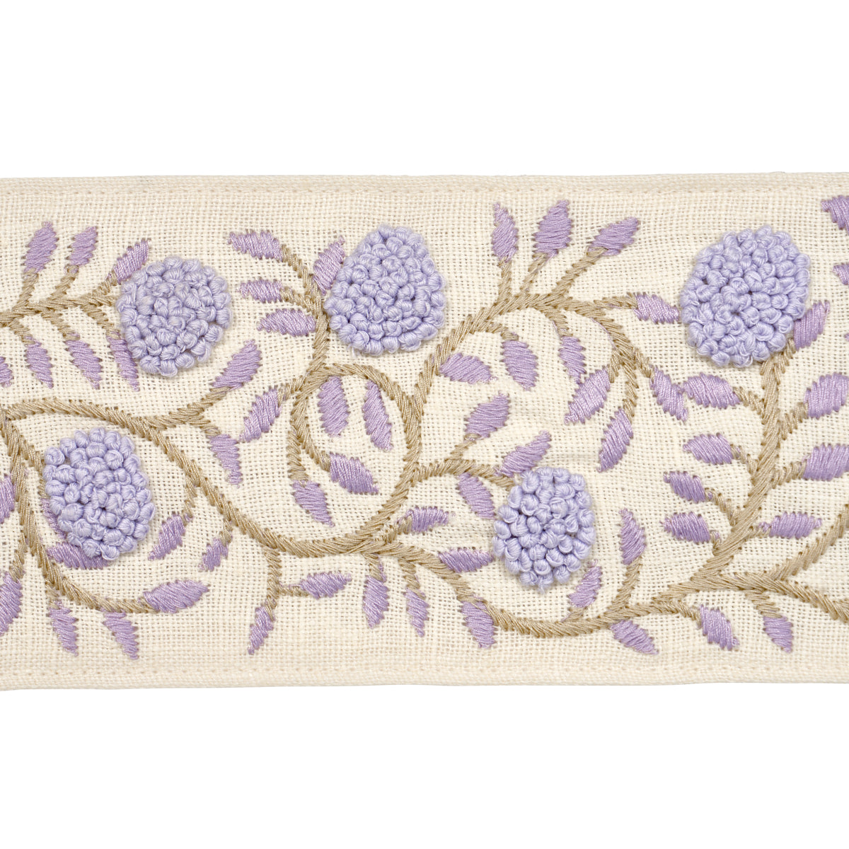 ASHOKA-TAPE-LILAC-CREAM-SCHUMACHER-76297 - Schumacher Trim