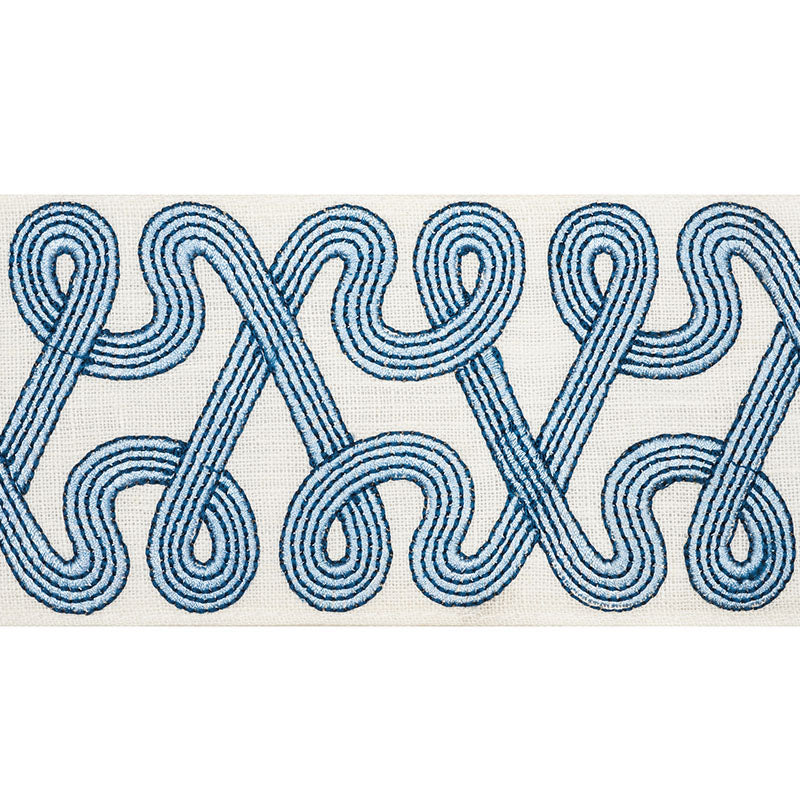 FREEFORM-EMBROIDERED-TAPE-SKY-SCHUMACHER-76731 - Schumacher Trim