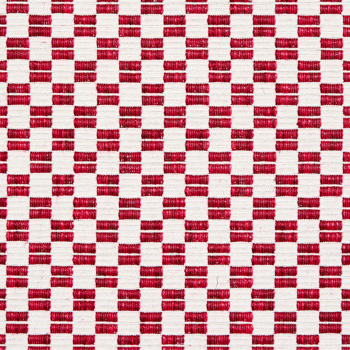 Elkhart - Crimson - Schumacher 76743 Fabric - Schumacher Fabric