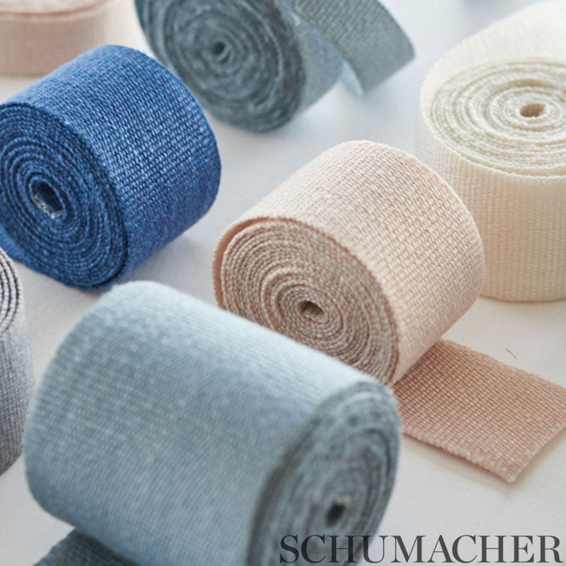 MATHIAS-LINEN-TAPE-NARROW-PETAL-SCHUMACHER-76833 - Schumacher Trim