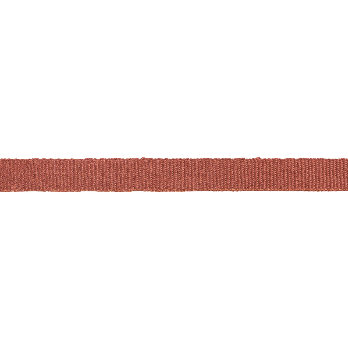 MATHIAS-LINEN-TAPE-NARROW-TERRACOTTA-SCHUMACHER-76838 - Schumacher Trim