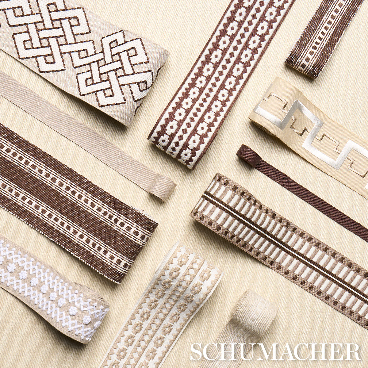 CHESTERTON-TAPE-BROWN-SCHUMACHER-77222 - Schumacher Trim