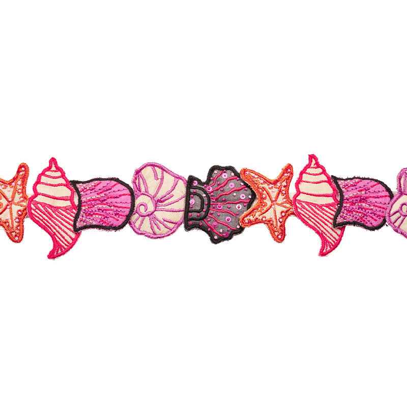 SEA-TREASURES-TAPE-PINK-SCHUMACHER-77261 - Schumacher Trim