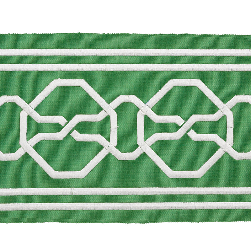 MALMAISON-TAPE-GREEN-SCHUMACHER-77351 - Schumacher Trim