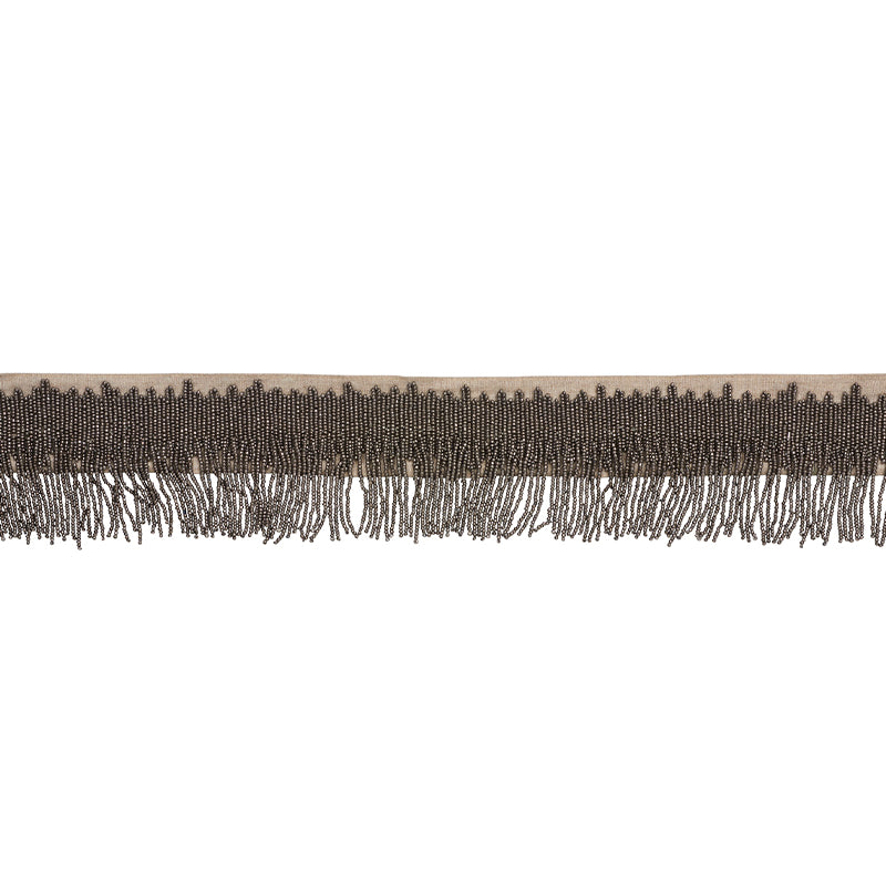 STARLING-BEADED-FRINGE-PEWTER-SCHUMACHER-77370 - Schumacher Trim