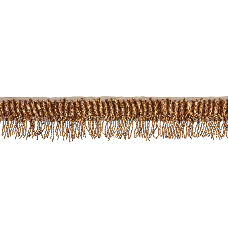 STARLING-BEADED-FRINGE-GOLD-SCHUMACHER-77372 - Schumacher Trim
