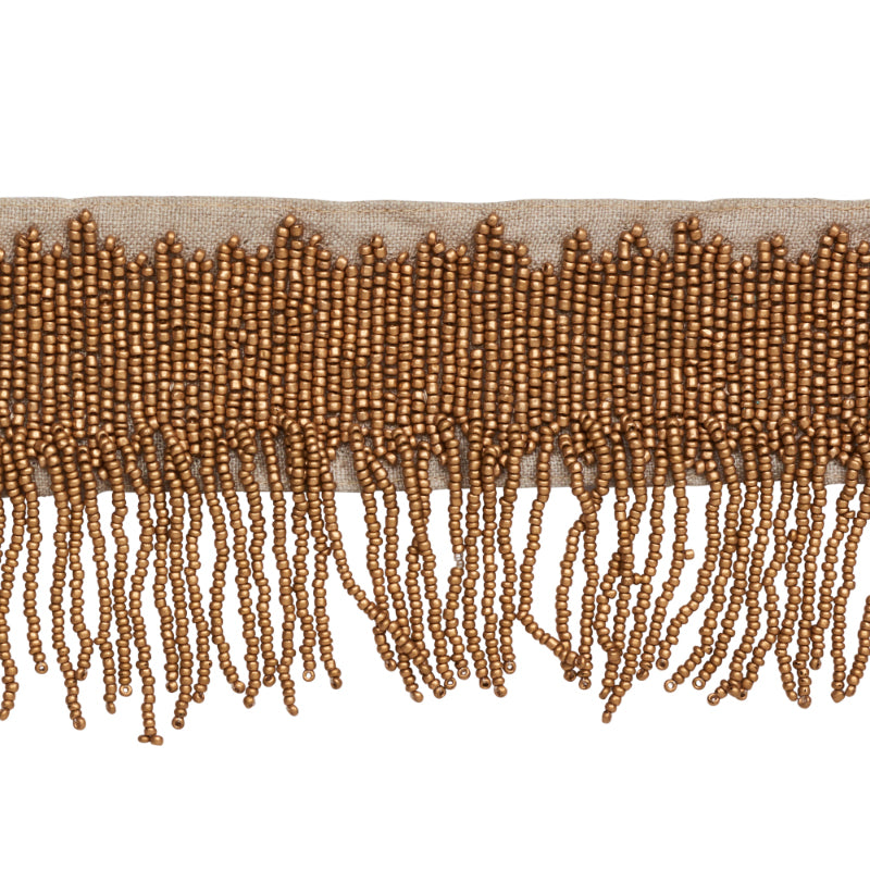 STARLING-BEADED-FRINGE-GOLD-SCHUMACHER-77372 - Schumacher Trim