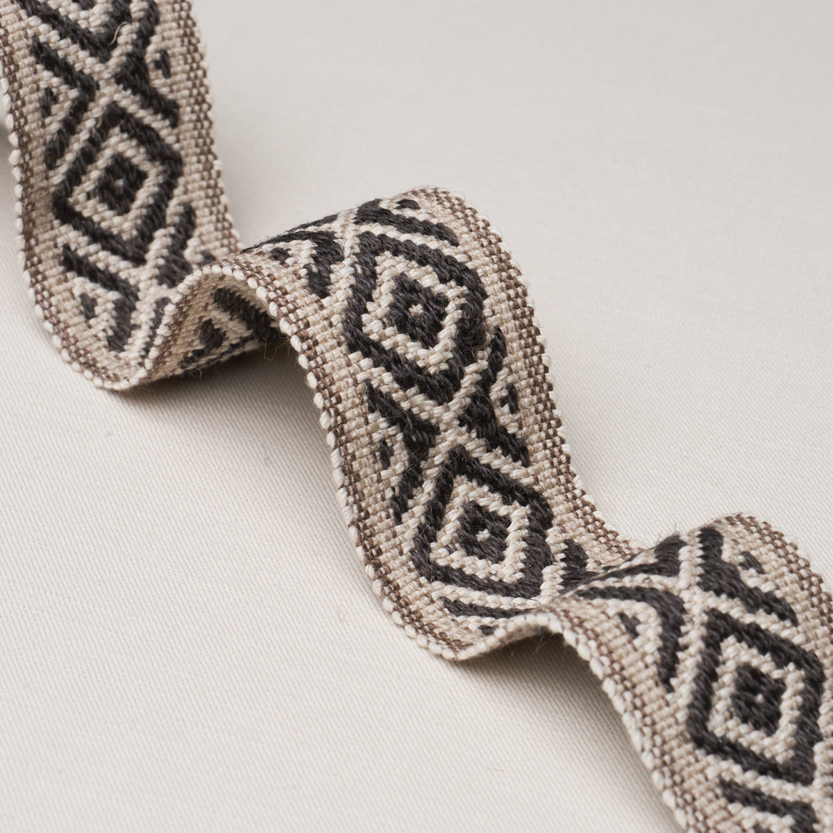 LARSON-HANDWOVEN-TAPE-BROWN-SCHUMACHER-77464 - Schumacher Trim
