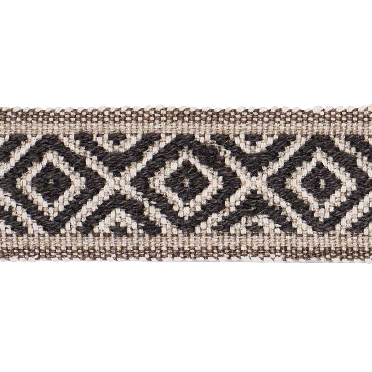 Larson Handwoven Tape - Brown - Schumacher 77464