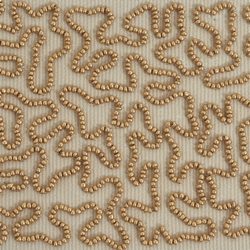 VERMICELLI-BEADED-TAPE-GOLD-SCHUMACHER-77481 - Schumacher Recortar