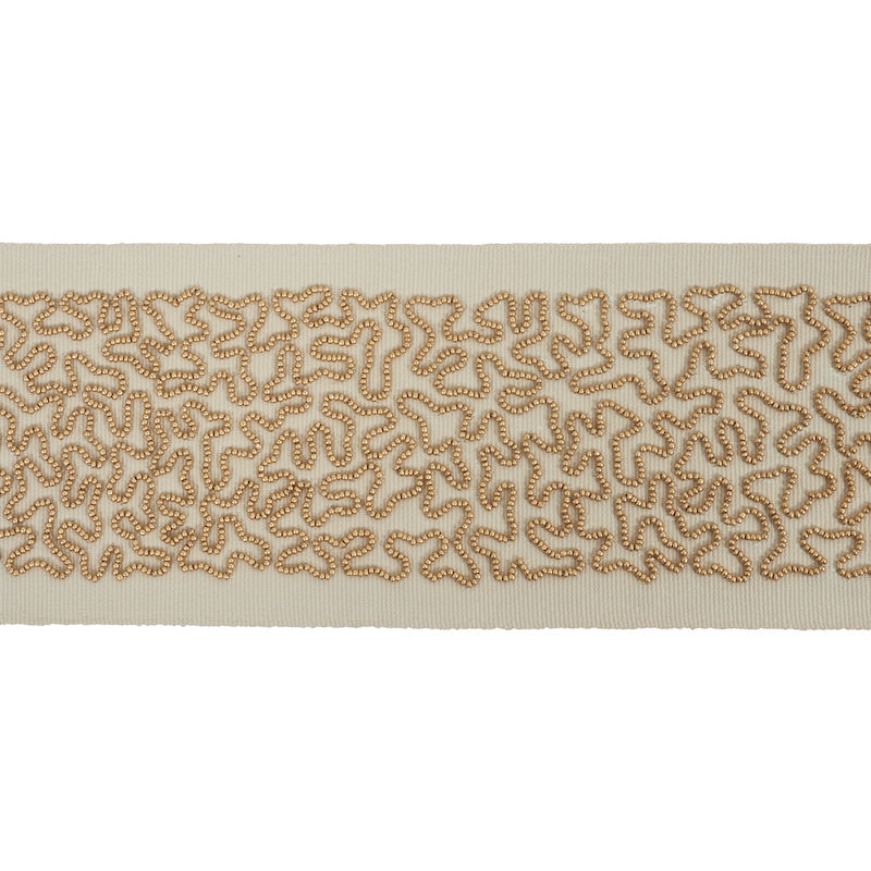 VERMICELLI-BEADED-TAPE-GOLD-SCHUMACHER-77481 - Schumacher Recortar