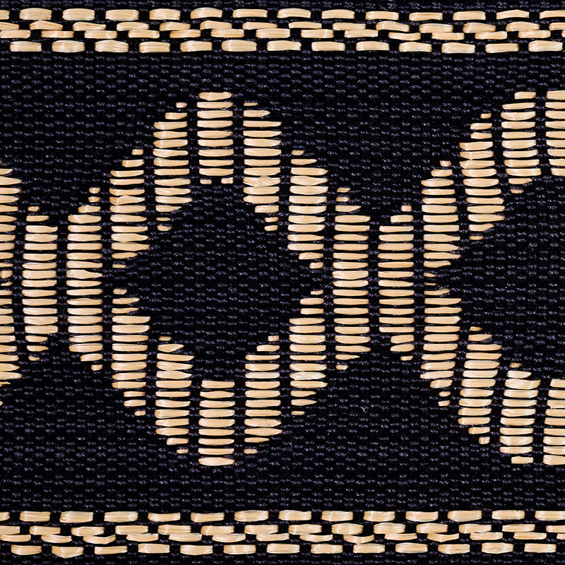 BRIAR-RAFFIA-TAPE-BLACK-SCHUMACHER-77583 - Schumacher Trim