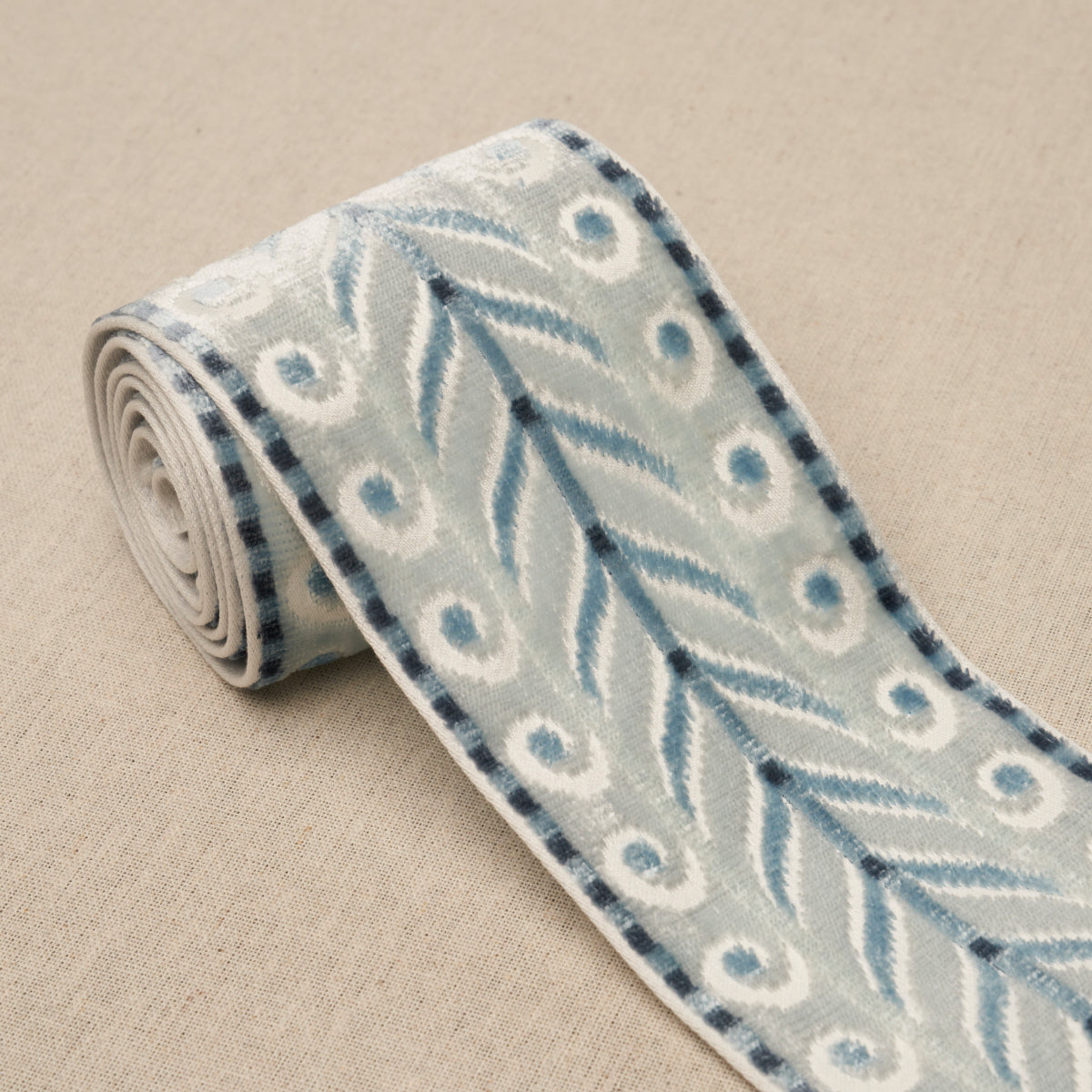 MARION-VELVET-TAPE-SKY-SCHUMACHER-77623 - Schumacher Recortar