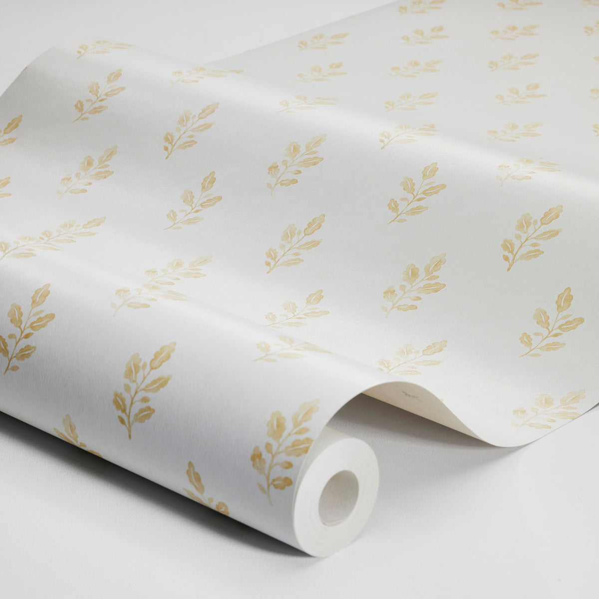 Little Oak - Yellow - Schumacher 7774 Wallpaper - Schumacher Wallpaper
