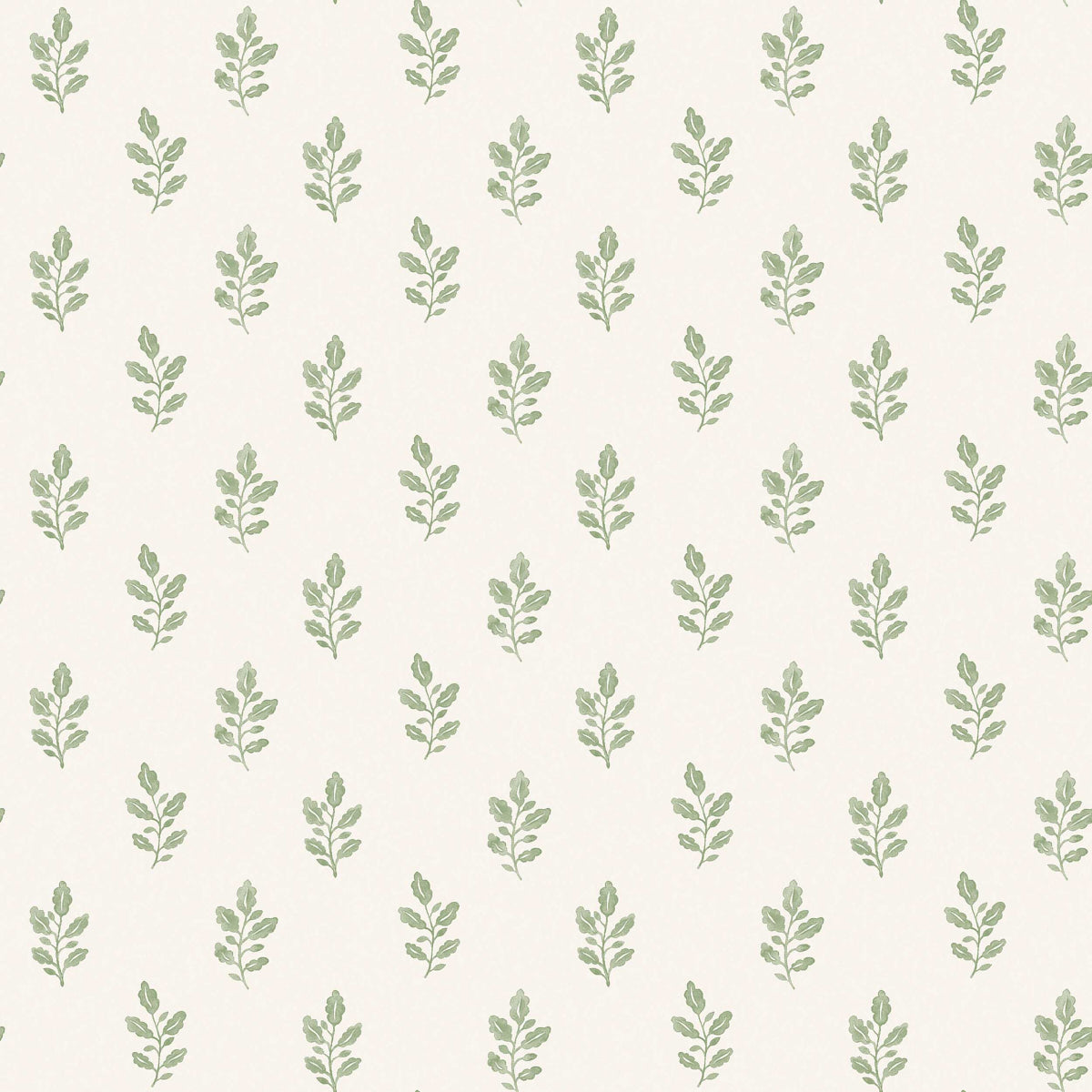 Little Oak - Green - Schumacher 7776 Wallpaper - Schumacher Wallpaper
